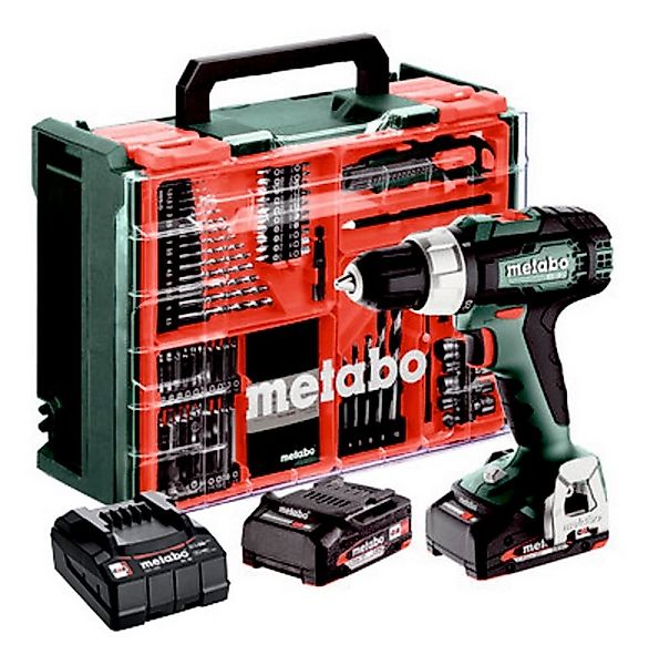 metabo Akku-Bohrschrauber BS 18 L Set, 18 V, Mobile Werkstatt 2 x 2 Ah LiHD günstig online kaufen
