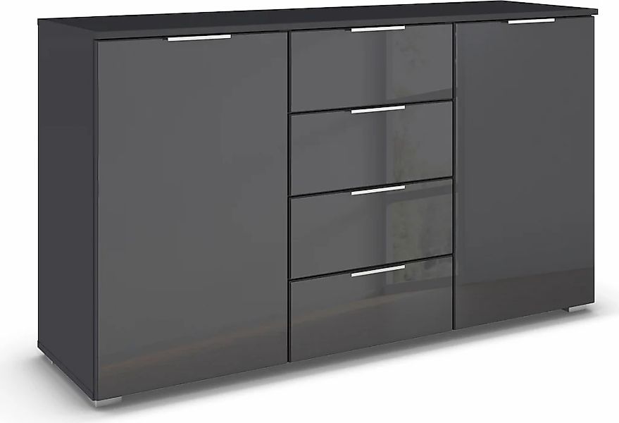 rauch Kombikommode "Sideboard Kombikommode Schubladenkommode AGORDO mit Gla günstig online kaufen