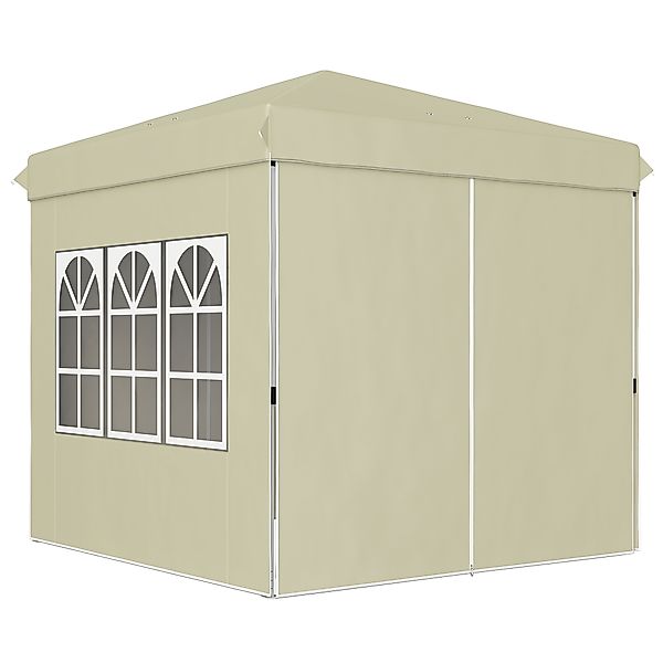 Outsunny Pavillon ca.2,5x2,5m, wasserabweisend Stabil Winterfest Pop-up Fal günstig online kaufen