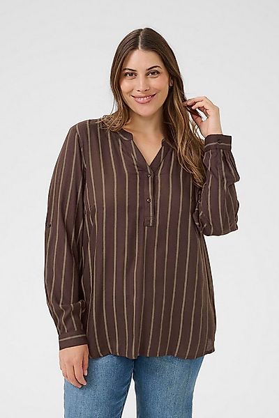 KAFFE Curve Langarmbluse Langarm-Bluse KCsida Große Größen günstig online kaufen