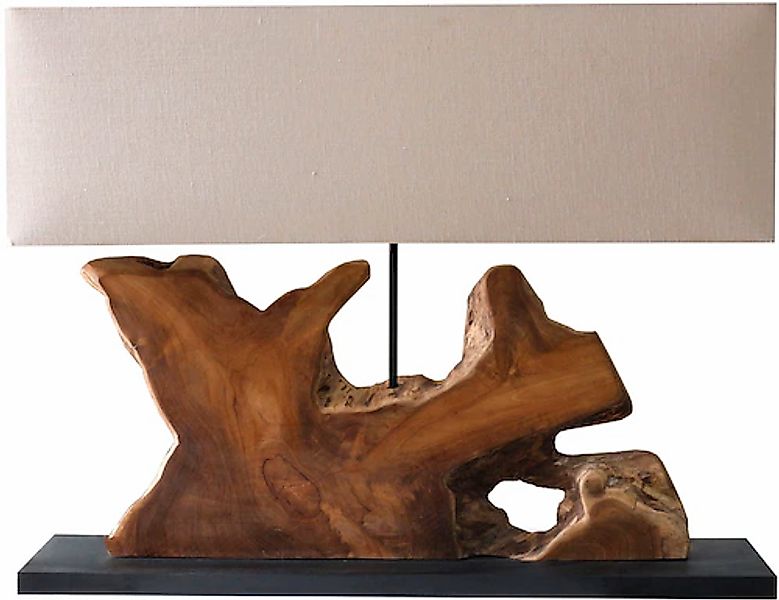 SalesFever Tischleuchte »Treibholz« E27 1 Stk. handgefertigt günstig online kaufen