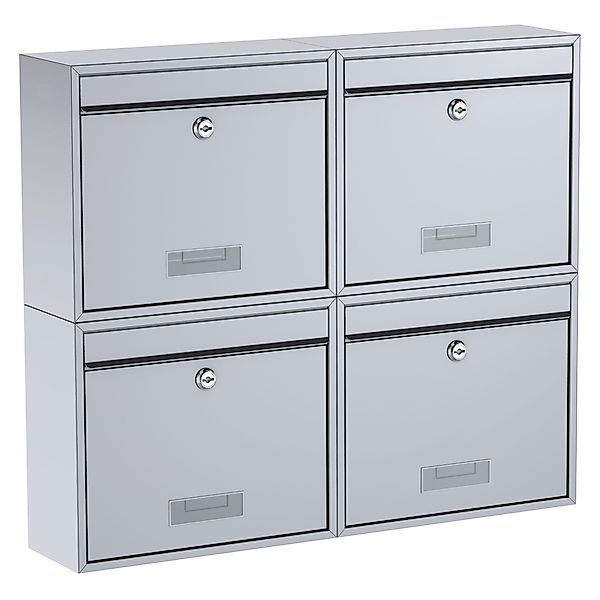 BASI Wandbriefkasten Wandbriefkasten (Spar-Set, 4-St), 4er günstig online kaufen