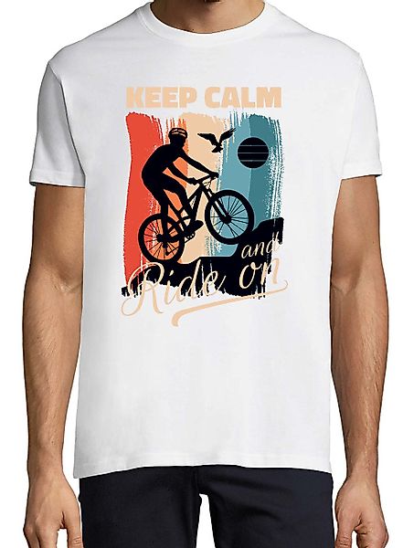 Youth Designz Print-Shirt Keep Calm Fahrrad günstig online kaufen