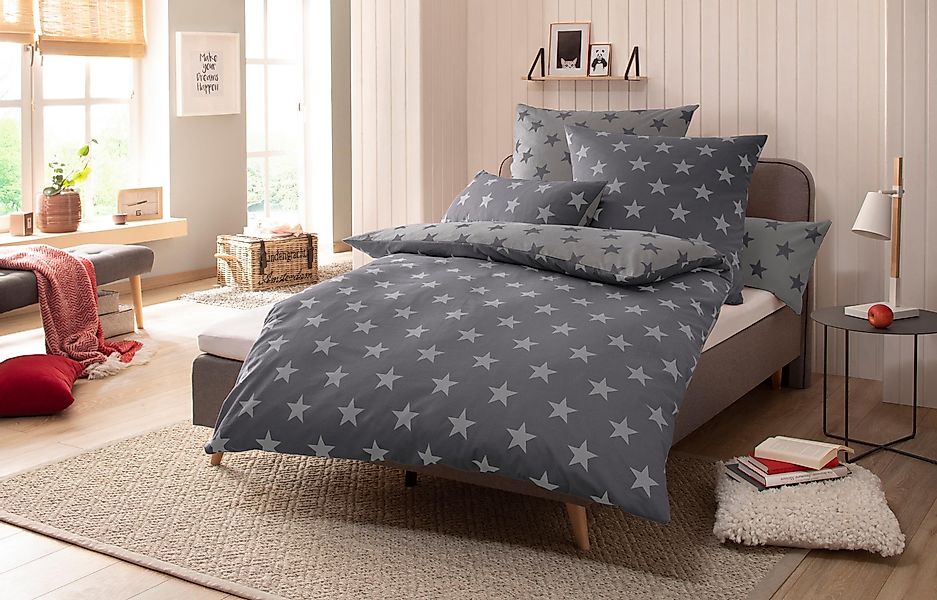 my home Wendebettwäsche STELLA, Linon, 2 günstig online kaufen