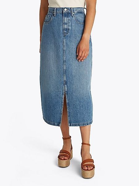 Tommy Hilfiger Jeansrock DNM MIDI STRAIGHT günstig online kaufen