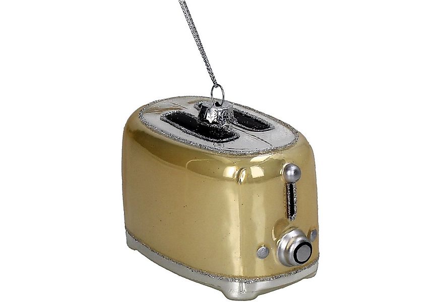 HD Collection Christbaumschmuck, Christbaumschmuck Glas 6,5cm Toaster Figur günstig online kaufen