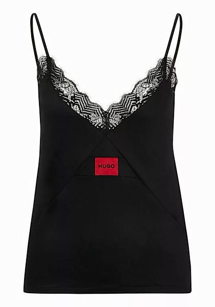 HUGO Spitzentop RED LABEL LACE_CAMI mit V-Ausschnitt günstig online kaufen