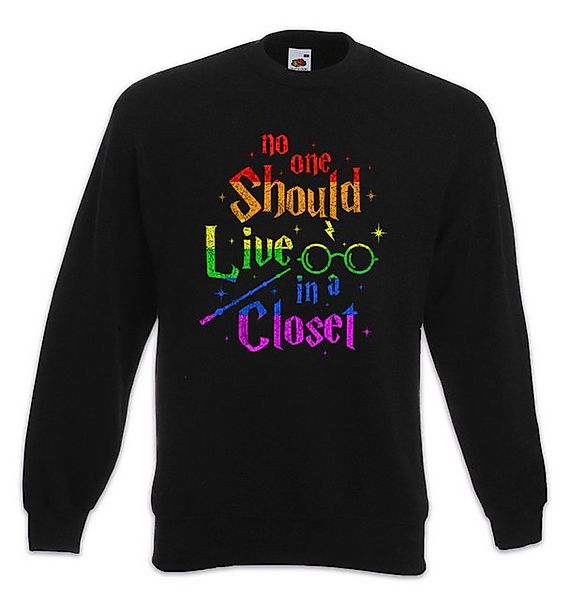 Urban Backwoods Sweatshirt No One Should Live In A Closet Sweatshirt Gay Sc günstig online kaufen