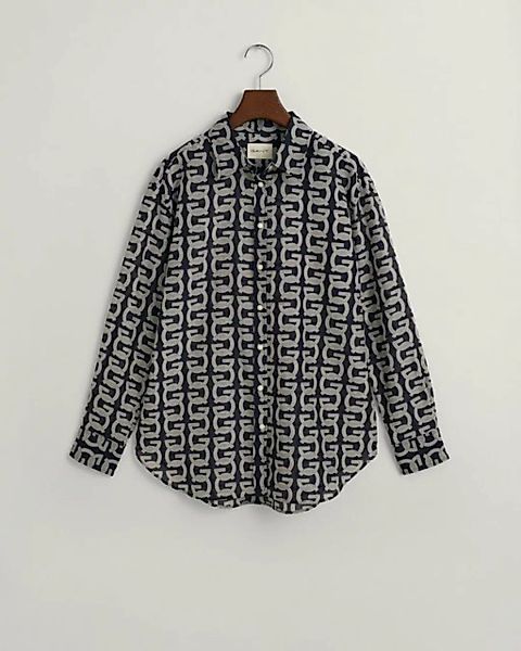 Gant T-Shirt REL G PATTERN COT SILK SHIRT günstig online kaufen