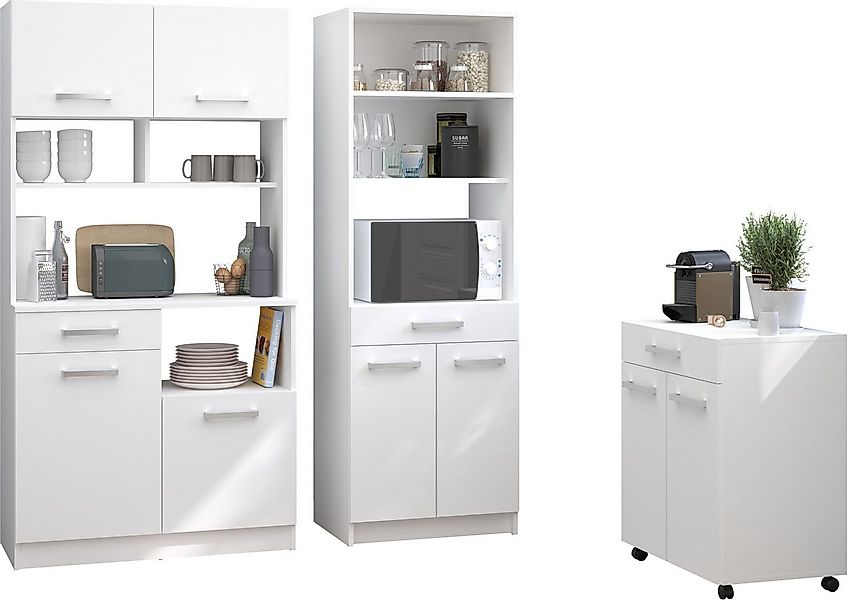 Parisot Schrank-Set Buffet Set Uno 4, Individuell stellbar, (3-St), zeitlos günstig online kaufen