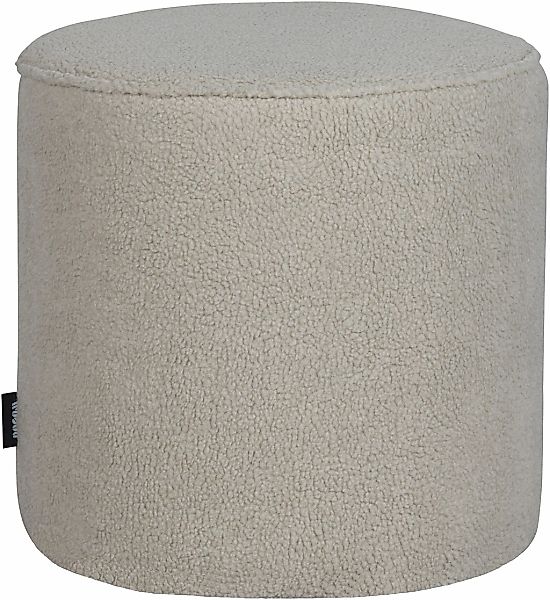 WOOOD Hocker "Sara", weich gepolstert, runde Form, H 46 cm x Ø 46 cm günstig online kaufen