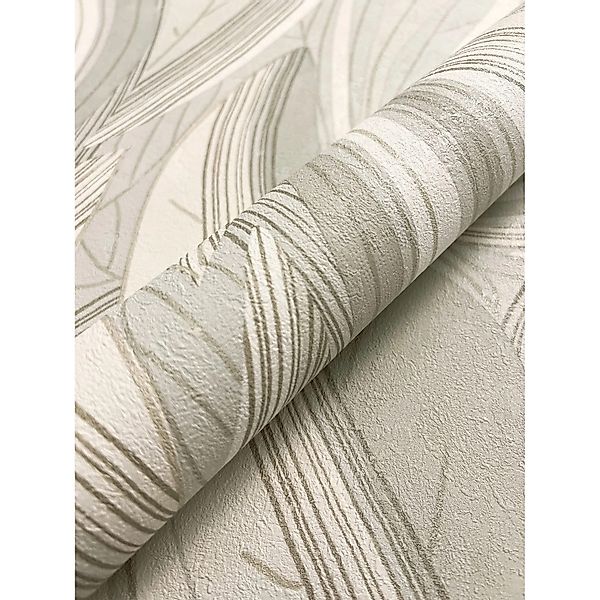 Newroom Vliestapete Gorana Beige Blätter Modern FSC® günstig online kaufen