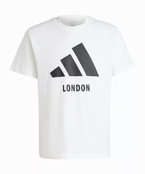 adidas Performance T-Shirt adidas Performance Berlin T-Shirt Weiß Baumwolle günstig online kaufen