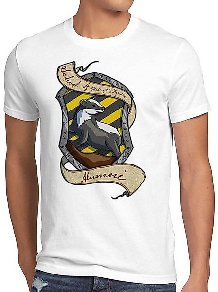 style3 T-Shirt Haus Dachs Hut harry schule zauberei erde potter hogwarts günstig online kaufen