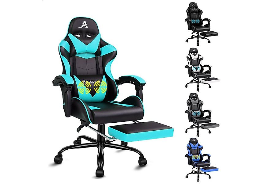 ALFORDSON Gaming-Stuhl Ergonomischer Racing Gaming-Bürostuhl, neigbar und h günstig online kaufen