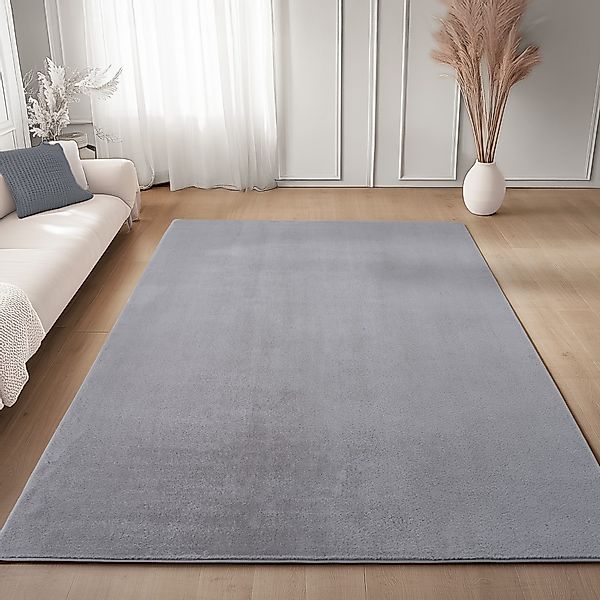 Carpettex Veloursteppich Unicolor - Einfarbig, Läufer, günstig online kaufen