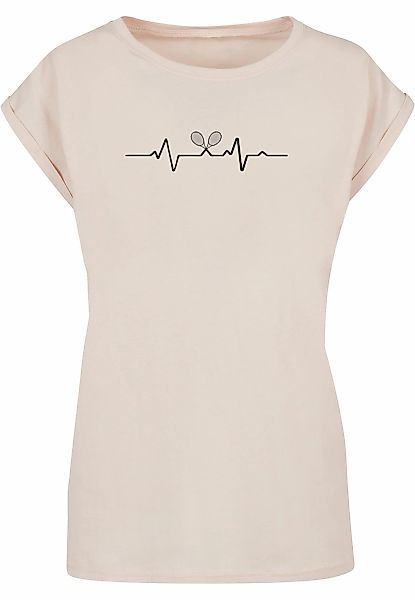 Merchcode T-Shirt "Merchcode Damen Ladies Tennis Beats Extended Shoulder Te günstig online kaufen