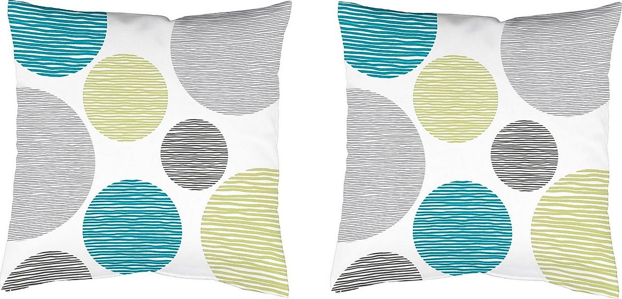 HOME WOHNIDEEN Dekokissen BORDEN, Kissenhülle mit Füllung, 2 Stück günstig online kaufen