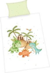 Baby Best Babybettwäsche "Dinos" 2 Stk. tlg. mit liebevollem Motiv günstig online kaufen