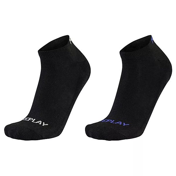 Replay In Liner Rpy Socken 2 Paare EU 39-42 Black / Grey Mel / Blue günstig online kaufen