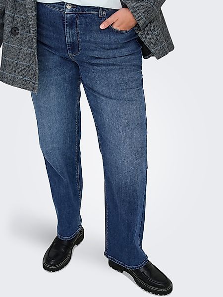 ONLY CARMAKOMA Straight-Jeans CARWILLY MID STRAIGHT günstig online kaufen