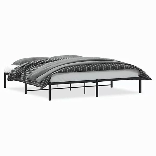 vidaXL Bettgestell Metall Schwarz 193x203 cm1929868 günstig online kaufen