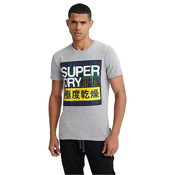 Superdry Crafted Check Langarm-t-shirt 2XL Grey Marl günstig online kaufen
