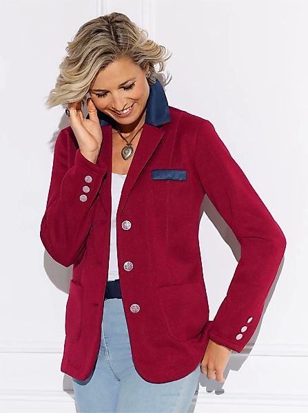 Classic Basics Jackenblazer "Strickfleece-Blazer" günstig online kaufen
