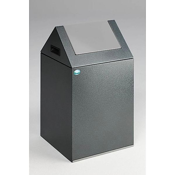 PROREGAL Selbstlöschender Wertstoffsammler Spitz Mit Einwurfklappe 43 Liter günstig online kaufen