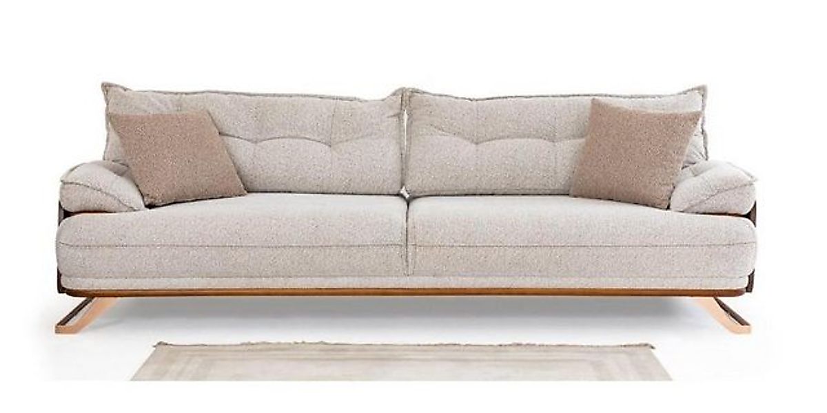 JVmoebel Sofa Sofagarnitur Dreisitzer Sessel Couch Polstersofa Stoffsofa Be günstig online kaufen