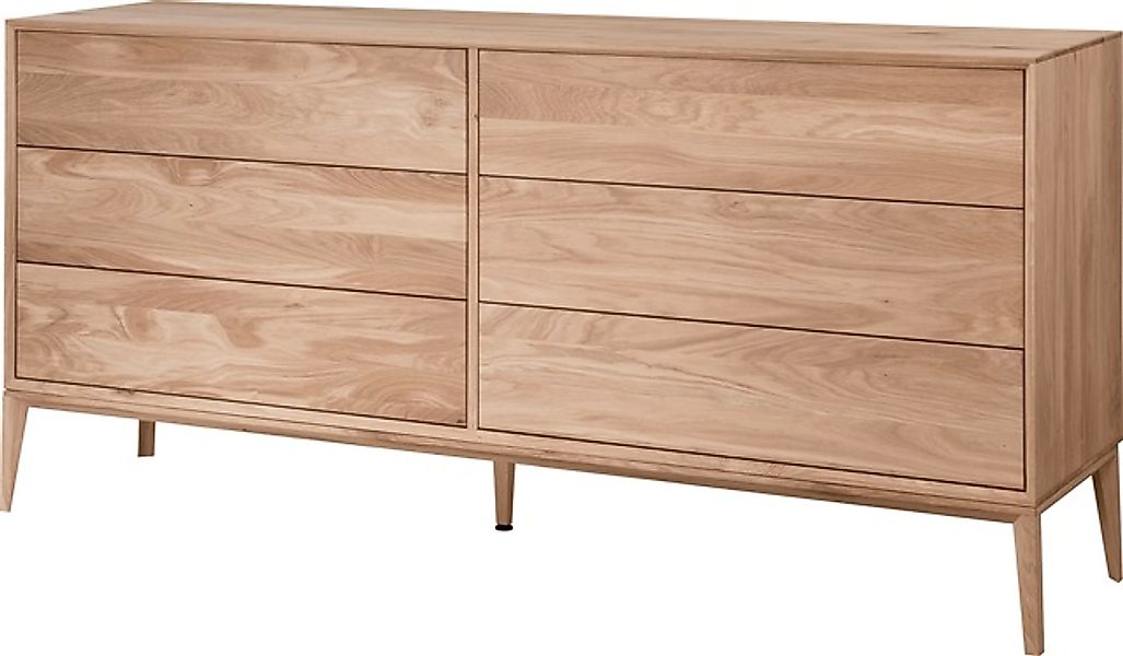 Home affaire Sideboard »Koda Kommode, 6 geräumige Schubladen mit Push-To-Op günstig online kaufen