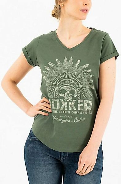 Rokker T-Shirt Indian Bonnet Damen T-Shirt günstig online kaufen