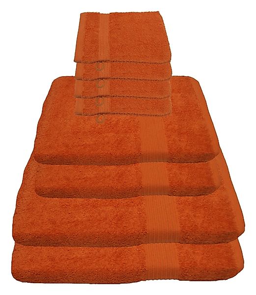 Julie Julsen Handtücher 8-Handtücher-Terrakotta, Baumwolle (8-St) günstig online kaufen