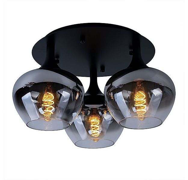 GLOBO LIGHTING Deckenleuchte, Leuchtmittel nicht inklusive, Deckenlampe Rau günstig online kaufen