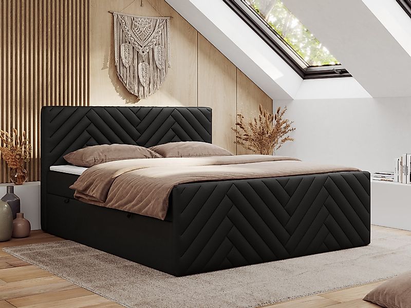 MKS MÖBEL Boxspringbett PARIS DUO (Packung, günstig online kaufen