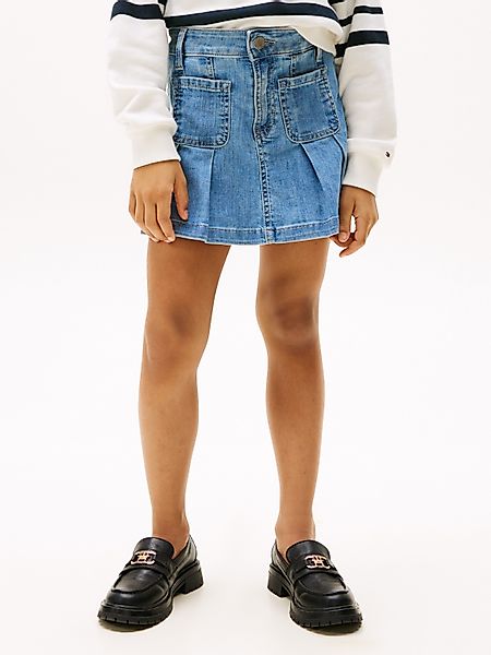 Tommy Hilfiger Faltenrock DENIM SKIRT PLEATED günstig online kaufen