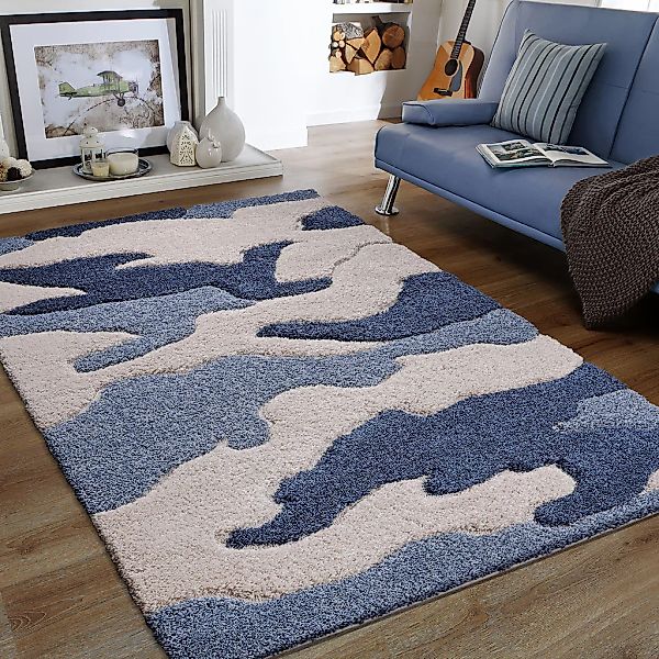 Sanat Hochflor-Teppich "Luxus 3508" rechteckig 30 mm Höhe robuster Langflor günstig online kaufen