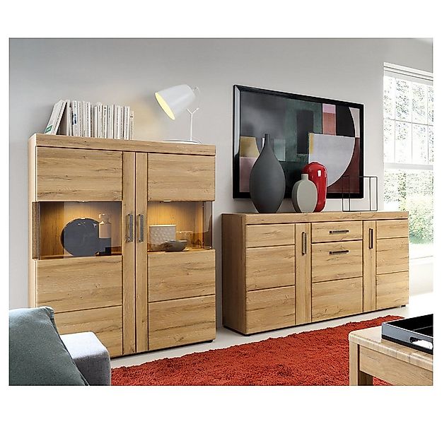 Lomadox Wohnzimmer-Set CARIATI-129, (Mega-Spar-Set, 2-St., 2-tlg), mit High günstig online kaufen