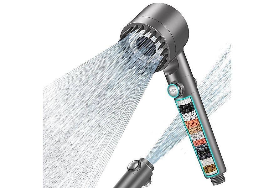 FOUORTUNATE-BEE Handbrause Duschkopf mit Filter Hochdruck Handbrause, (mit günstig online kaufen