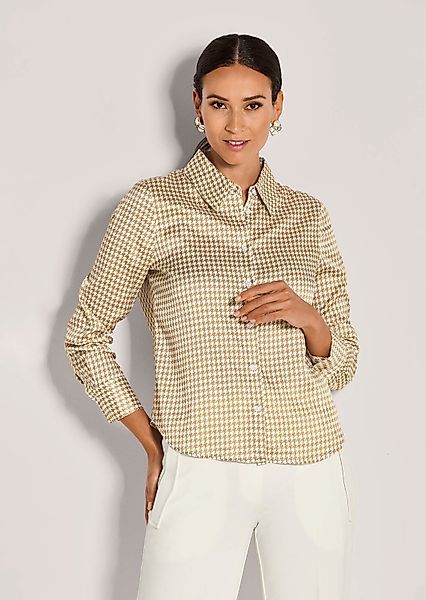 MADELEINE Hemdbluse Elegante Damenbluse mit Hahnentritt-Muster günstig online kaufen