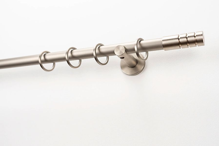 GARESA Gardinenstange "EASY" Ø 20 mm 1 läufig-läufig Wunschmaßlänge Vorhang günstig online kaufen