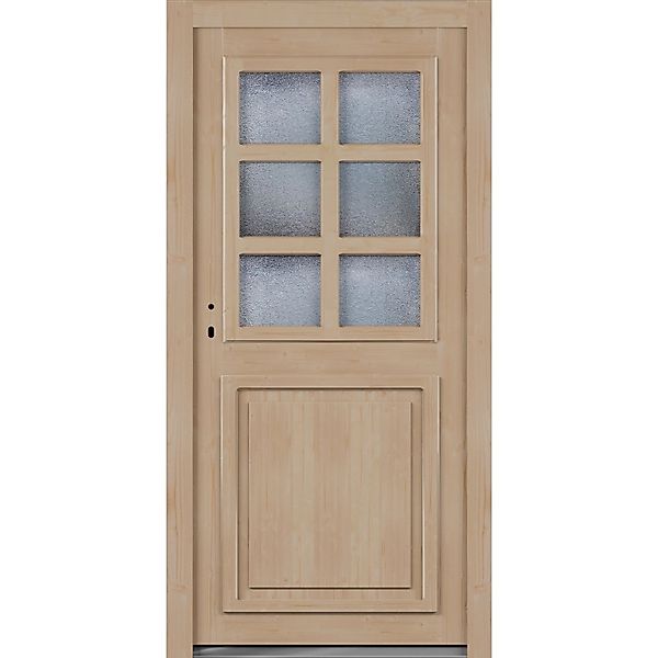 Roro Nebeneingangstür OHE 1005 Fichte 5FA 98 cm x 198 cm DIN L günstig online kaufen