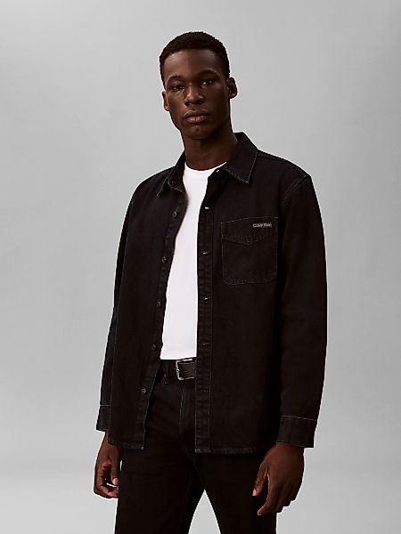 Calvin Klein Jeans Jeanshemd Regular fit mit Rundhalsausschnitt günstig online kaufen