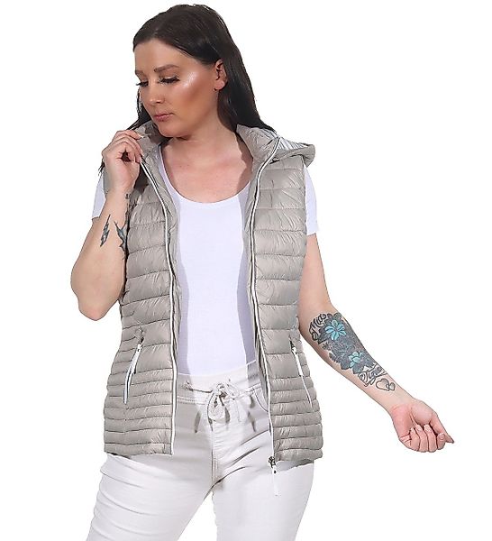 Aurela Damenmode Steppweste Kurzweste Maritim leichte günstig online kaufen