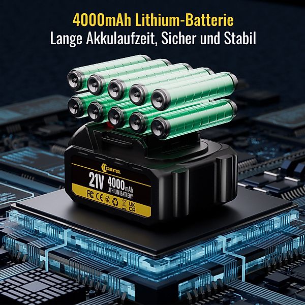 CONENTOOL Akku-Heckenschere LLJ002, 21V Heckenschere Elektro, günstig online kaufen