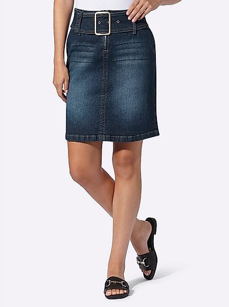 heine A-Linien-Rock Jeans-Rock günstig online kaufen