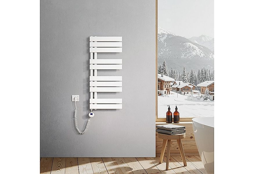 MEYKOERS Elektrischer Badheizkörper Elektro Handtuchtrockner Mit Thermostat günstig online kaufen