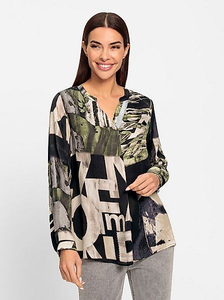 heine Klassische Bluse Druckbluse . günstig online kaufen