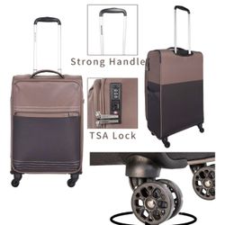 NEWCOM Weichgepäck-Trolley Design Stoffkoffer / Reisekoffer günstig online kaufen