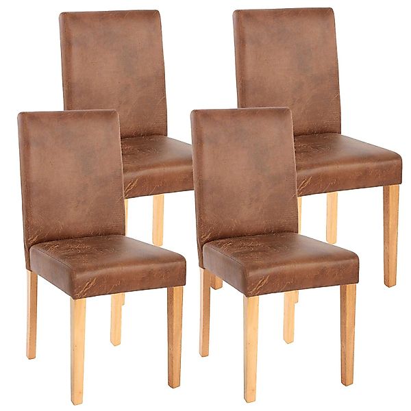 CHEFGASTRO Esszimmerstuhl 4er-Set Klassisch & Zeitlos 90x43x56cm Sitzhöhe 4 günstig online kaufen